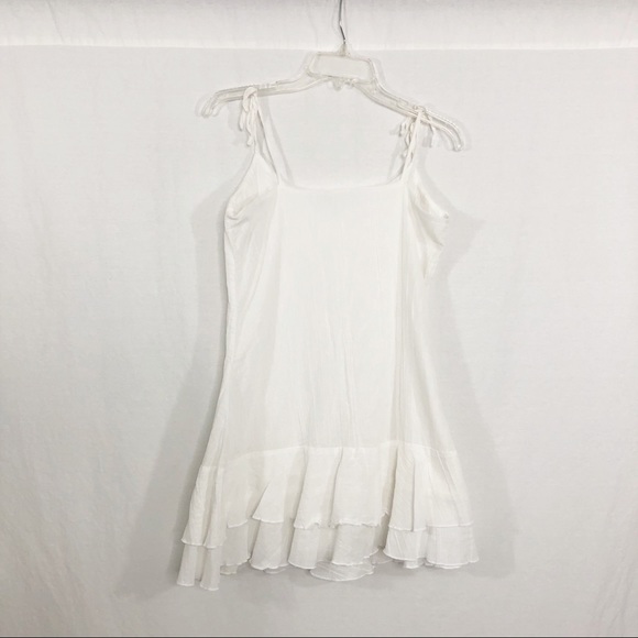 Mr. Buho Babydoll Slip Mini Dress, Size Small, White - Picture 3 of 4